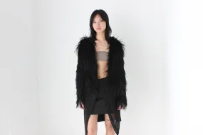 2000s Topshop Full Ostrich Feather Jacket