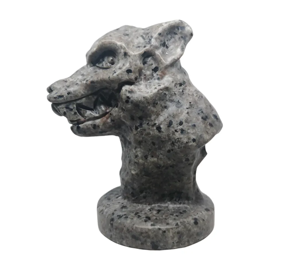 3.2lbs Yooperlite Crystal Werewolf Head