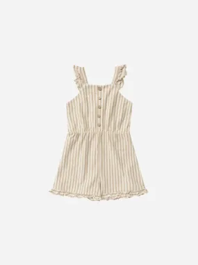 addy romper || sand stripe by Rylee   Cru