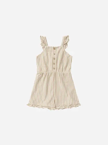 addy romper || sand stripe by Rylee   Cru