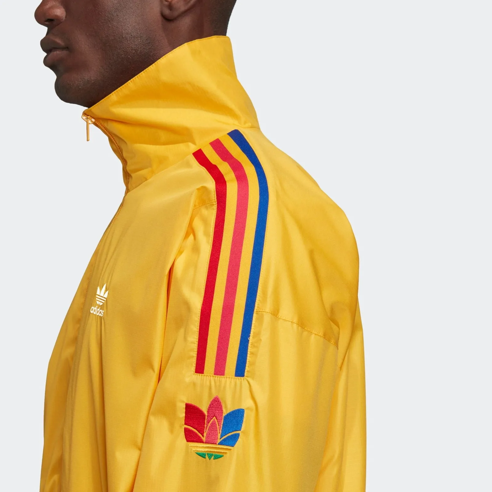 adidas Originals 3D Trefoil 3-Stripes Track Jacket - Yellow