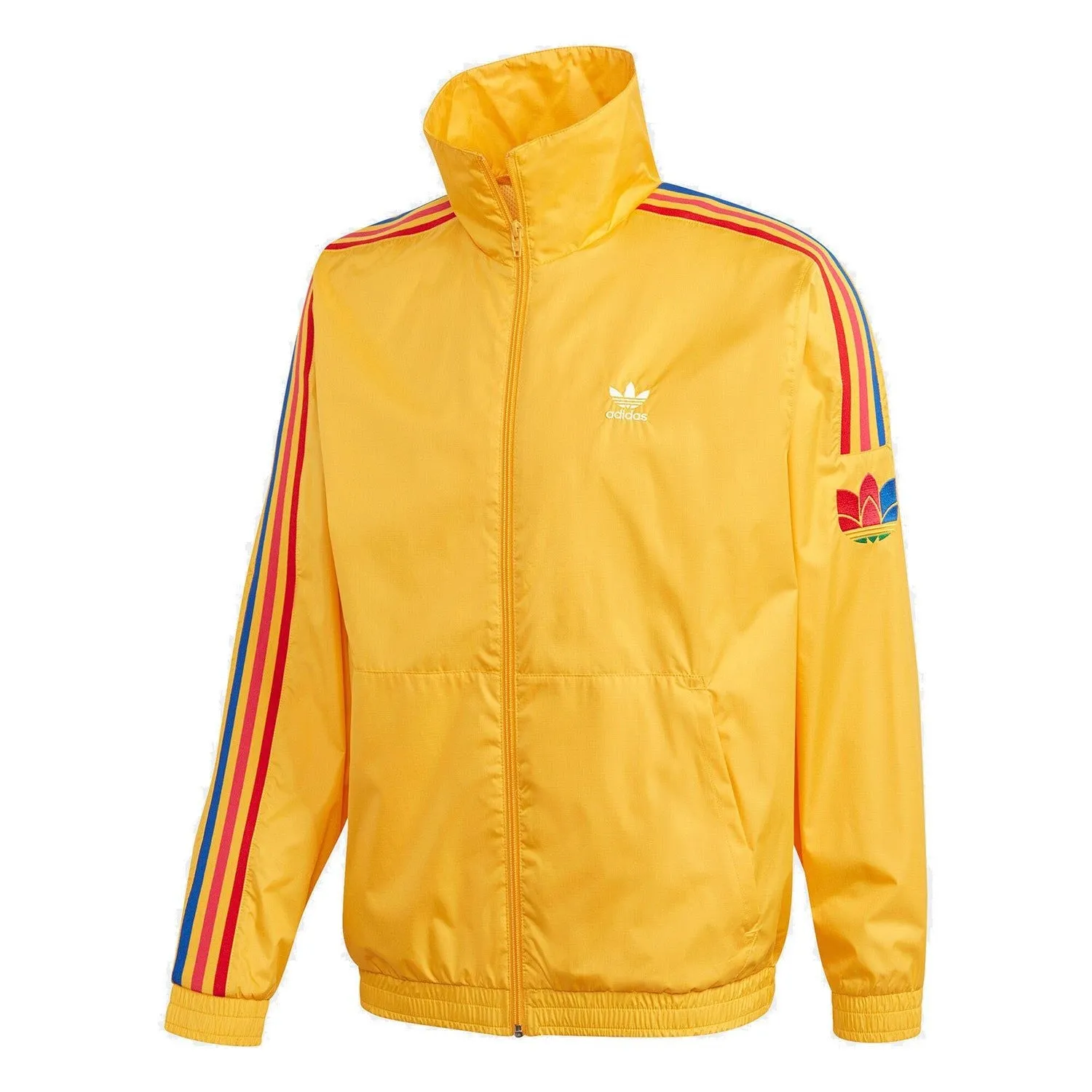 adidas Originals 3D Trefoil 3-Stripes Track Jacket - Yellow