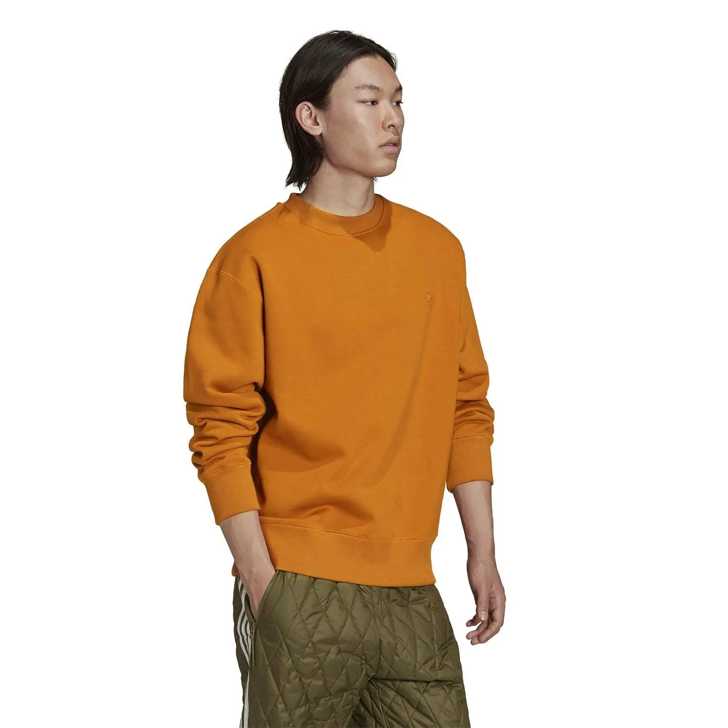 adidas Originals Adicolor Trefoil Crewneck Sweatshirt - Orange