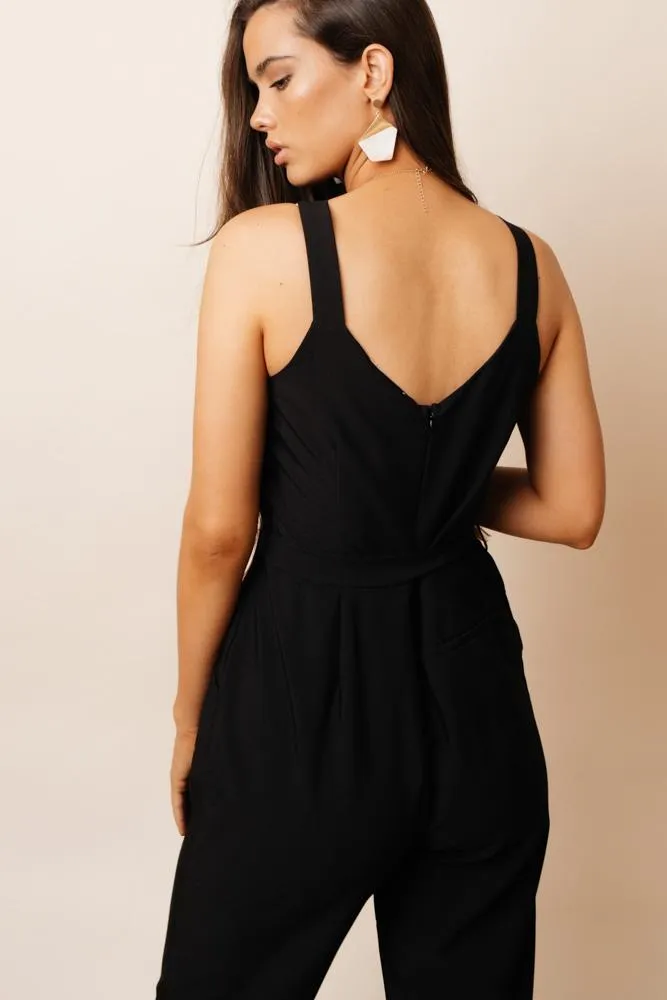 Adrian Button Front Jumpsuit