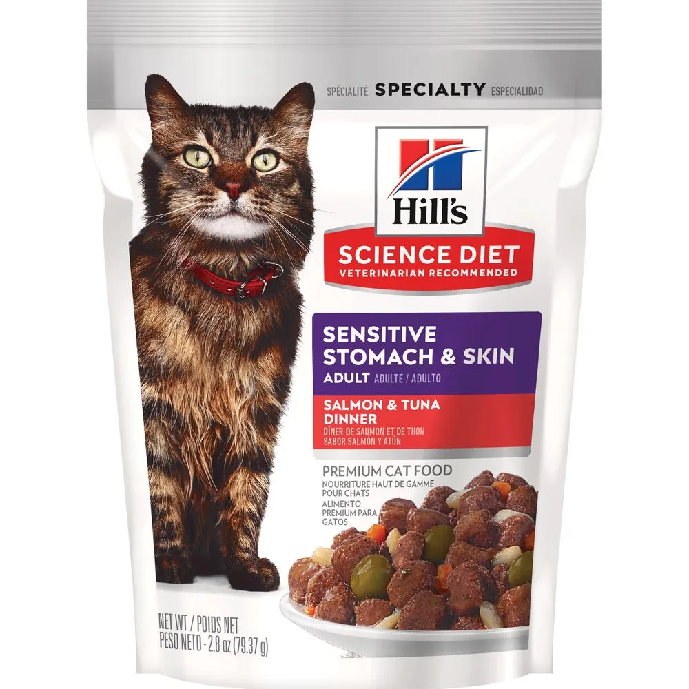 Adult Sensitive Stomach & Skin Cat Food