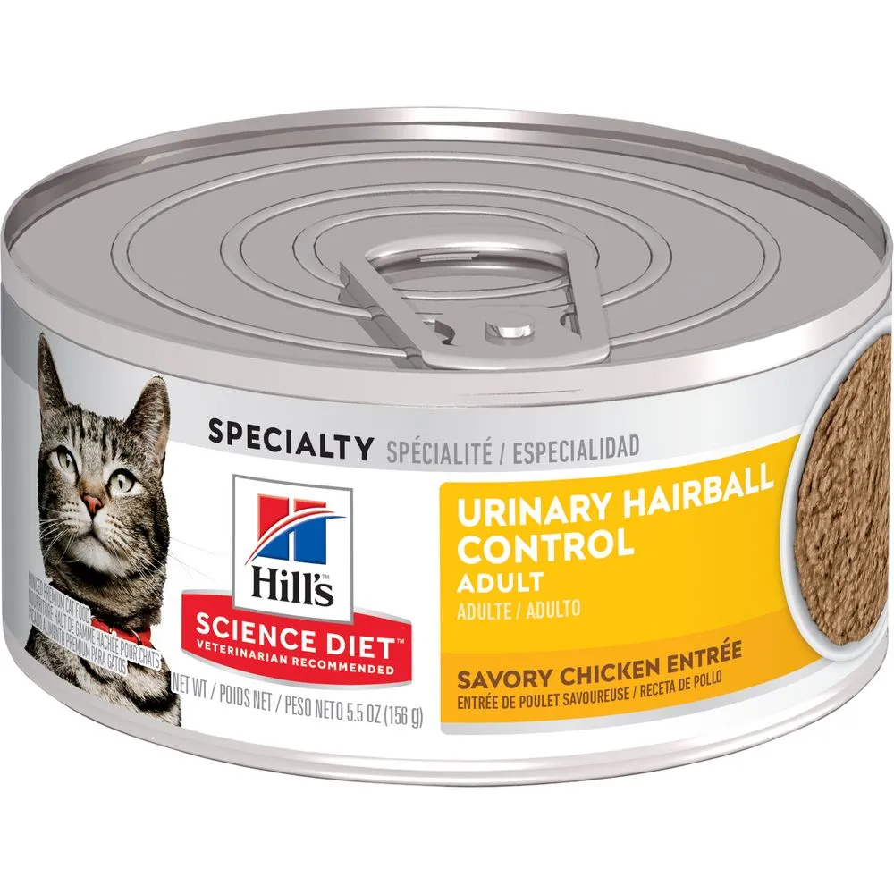 Adult Urinary & Hairball Control Cat Food