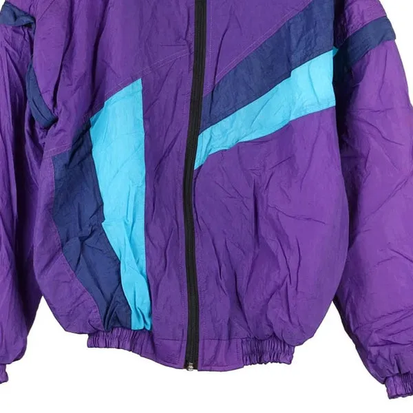 Age 12 Unbranded Track Jacket - Medium Purple Cotton Blend