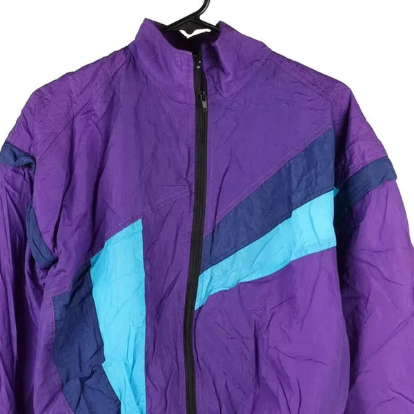 Age 12 Unbranded Track Jacket - Medium Purple Cotton Blend