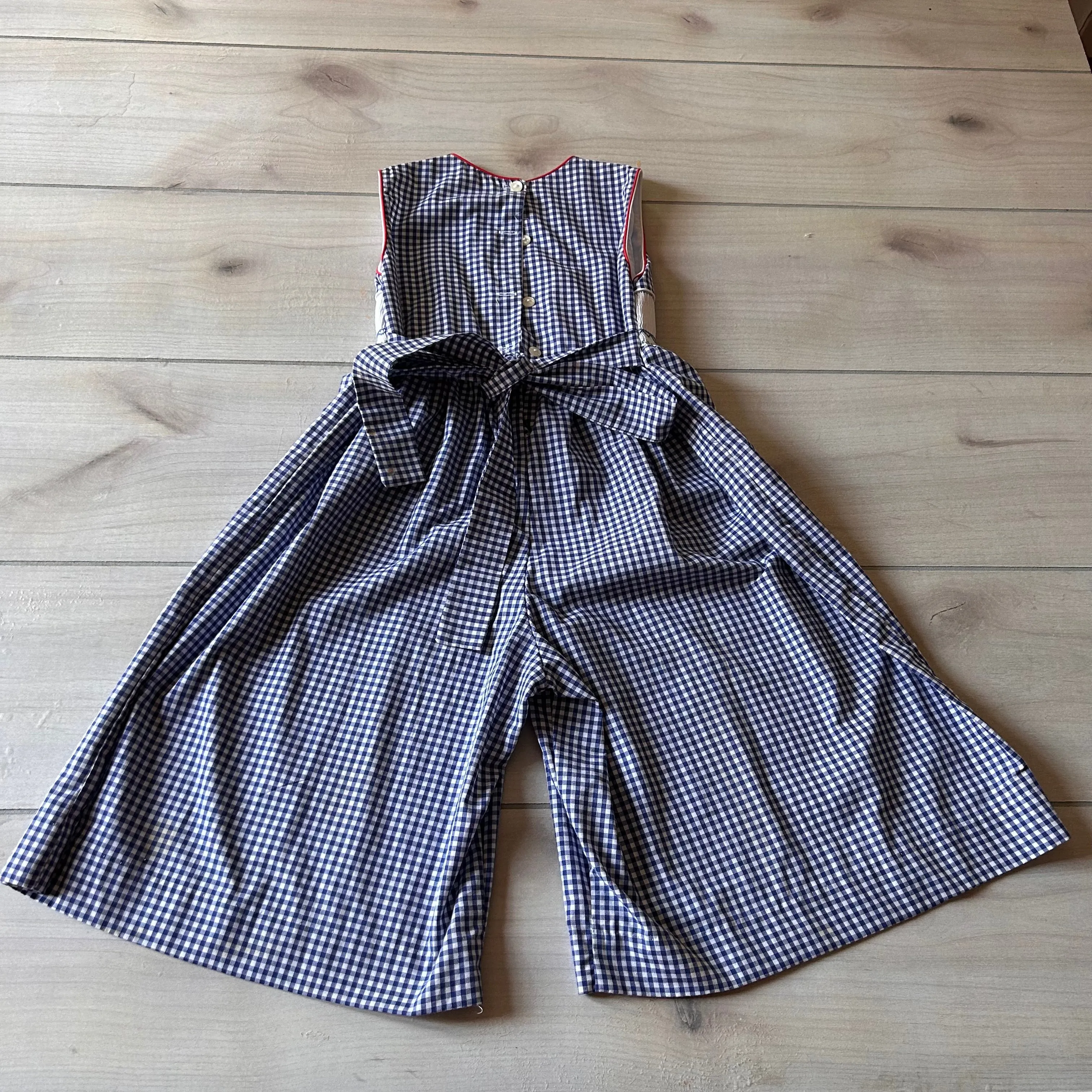 Anavini Smocked Sailboat Romper