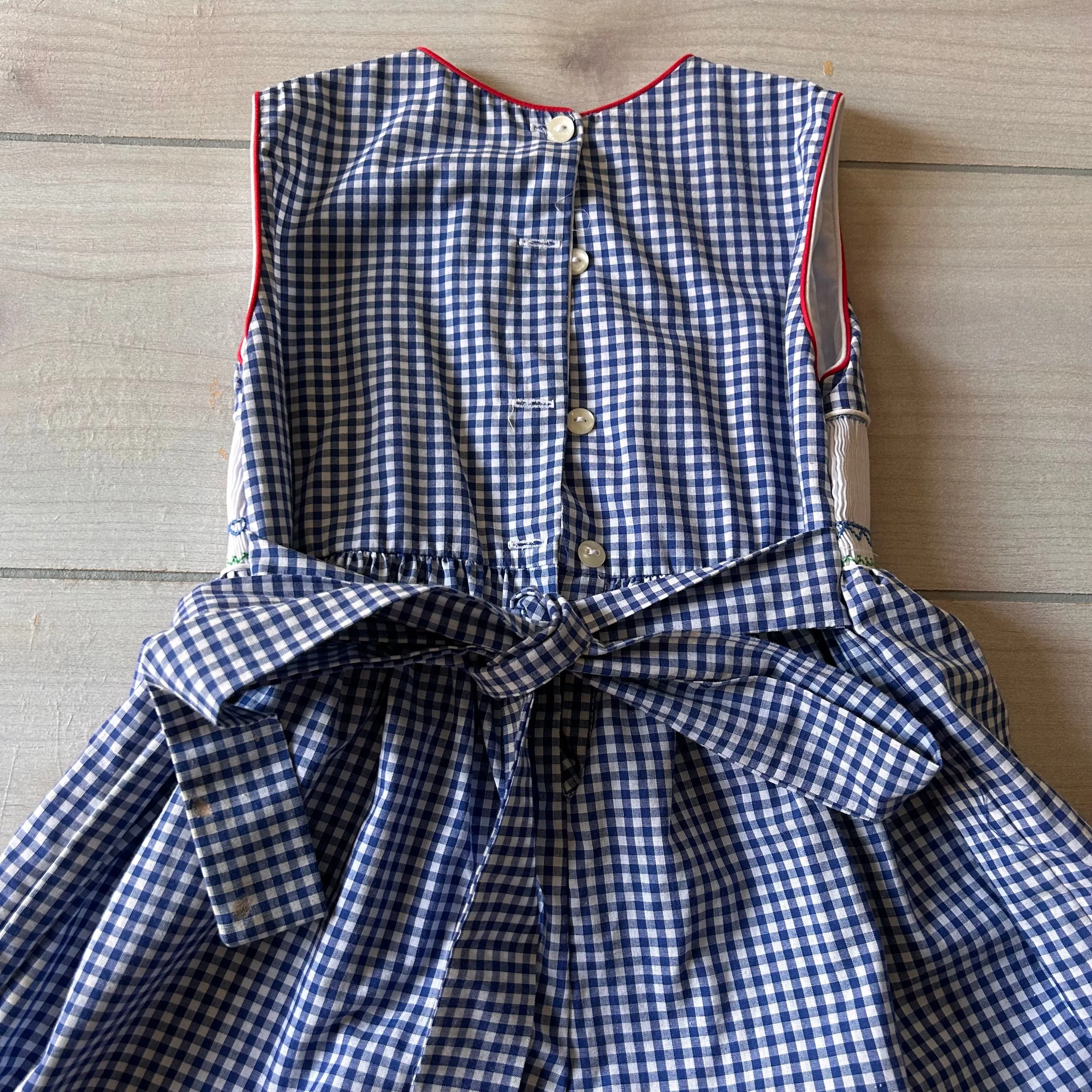 Anavini Smocked Sailboat Romper