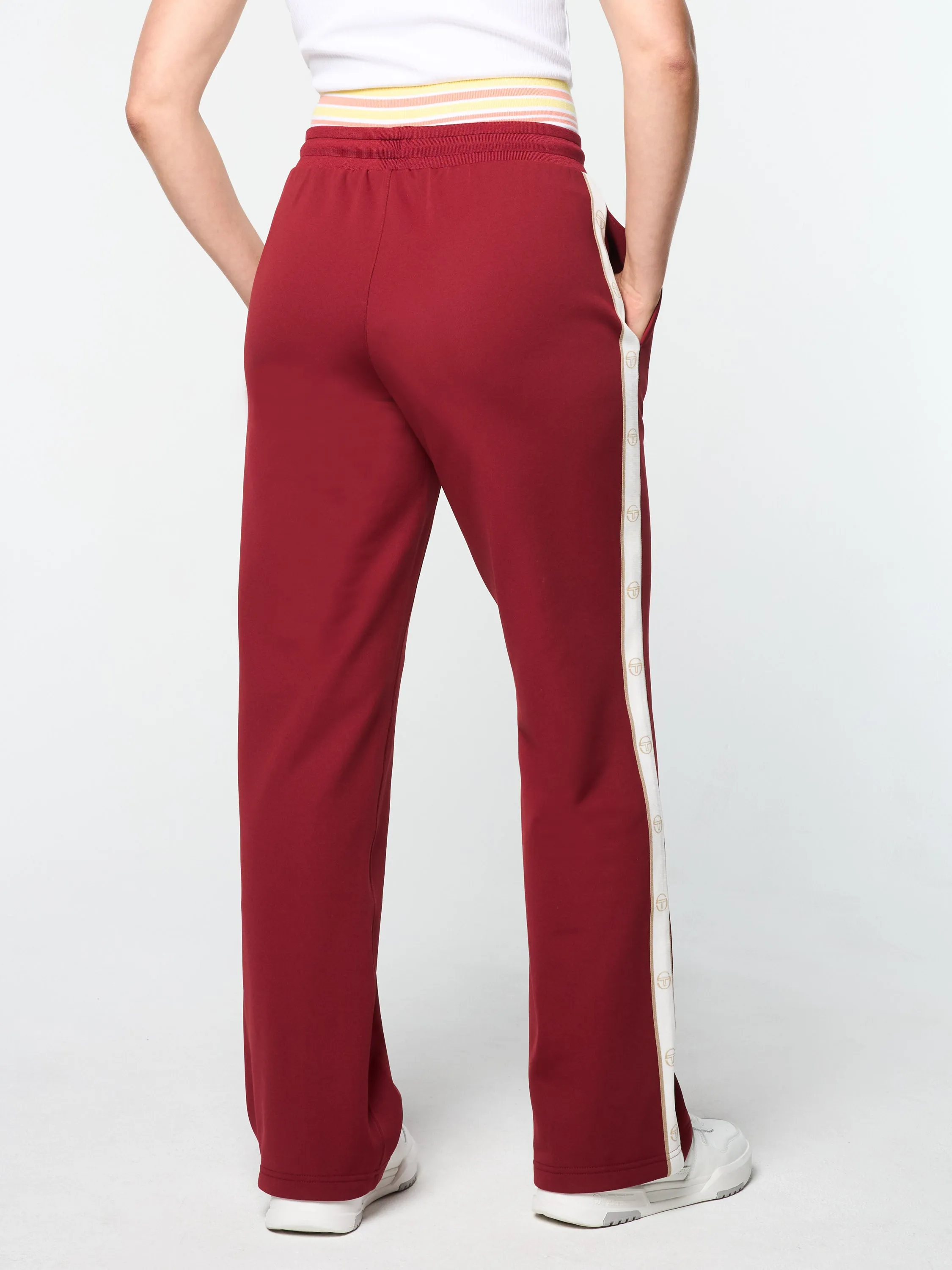 Ardea Straight Leg Track Pant- Sun Dried Tomato