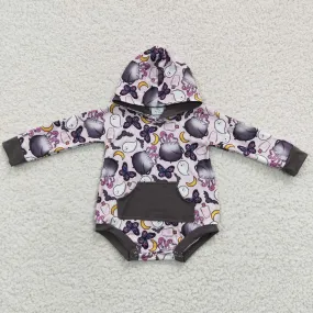 baby Halloween ghost hooded onesie LR0274