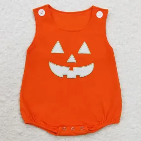 Baby Infant Boys Rompers Orange Halloween Sleeveless Rompers SR1937