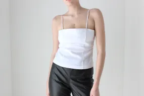 BALLETCORE Minimal Y2K Fitted Spaghetti Strap Tank