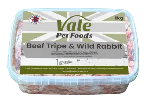 Beef Tripe & Wild Rabbit 1kg