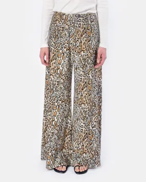 Bell Pant in Leopard