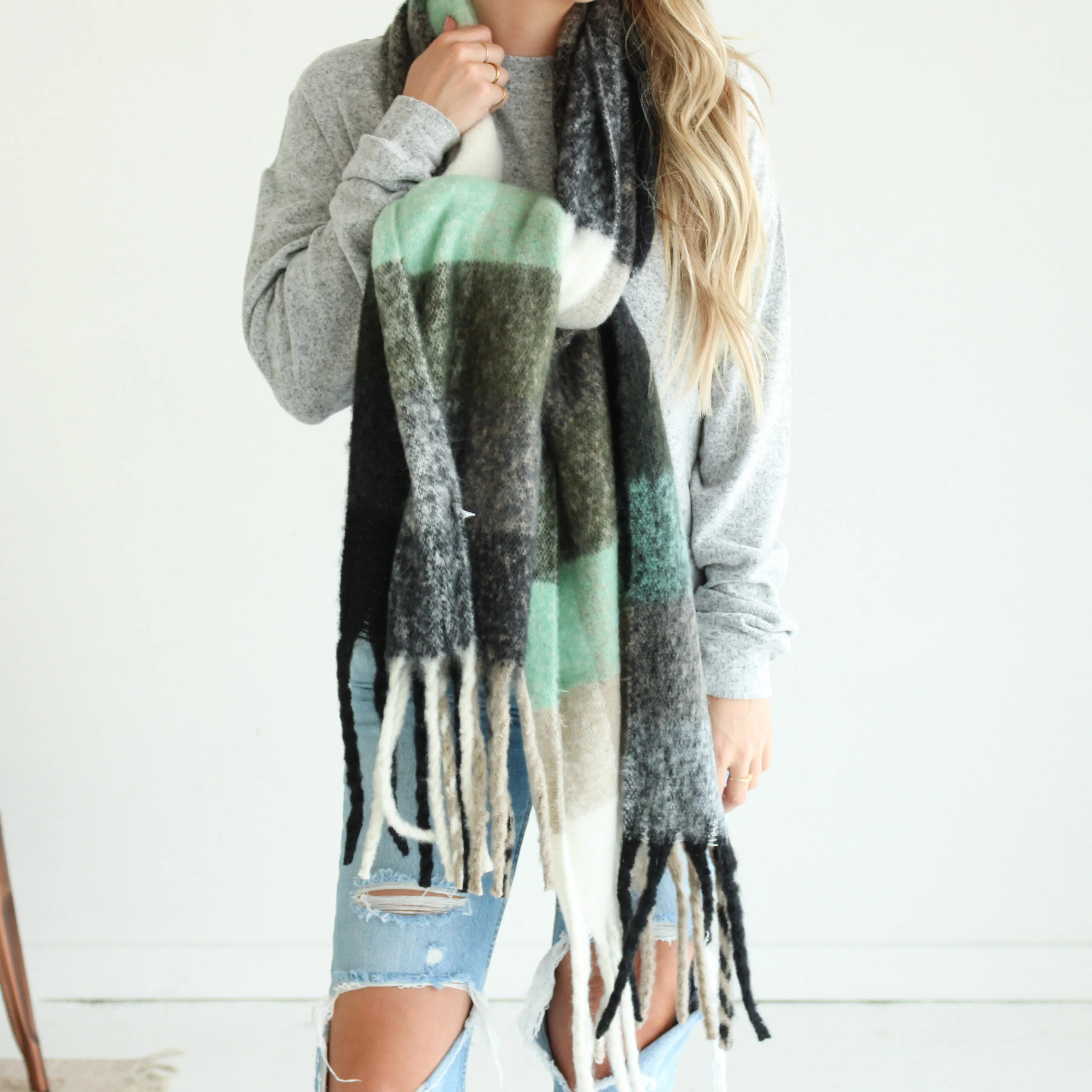 Bella Plaid Scarf