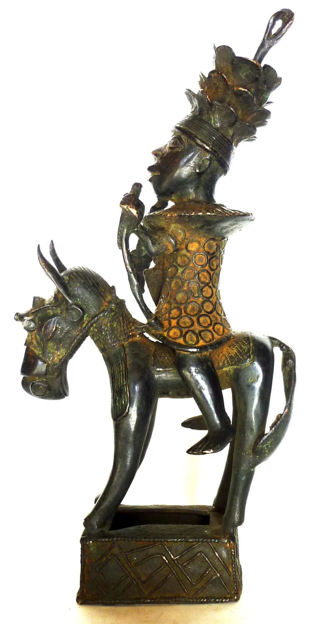 Benin Bronze Horseman Prince