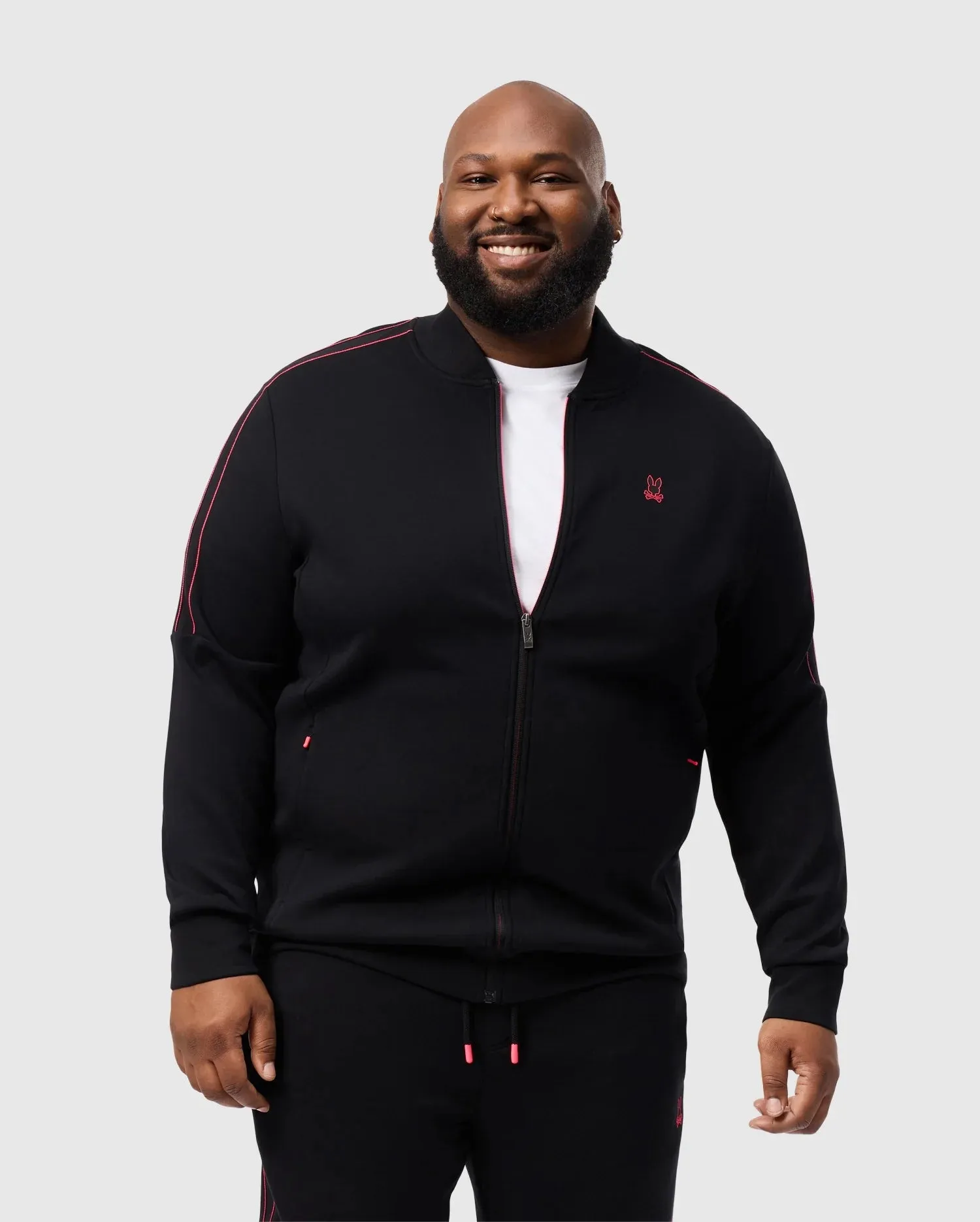 BIG AND TALL TRAVIS TRACK JACKET - B9J142D200