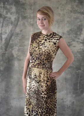 Bill Blass Leopard Dress