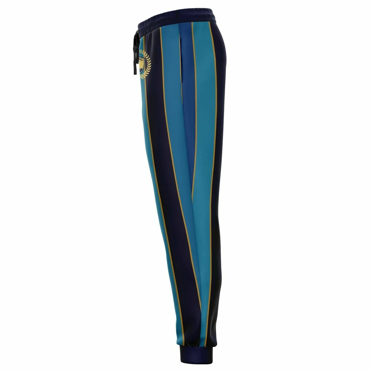 Blue Mood Rugby Stripe Eco-Poly Unisex Joggers