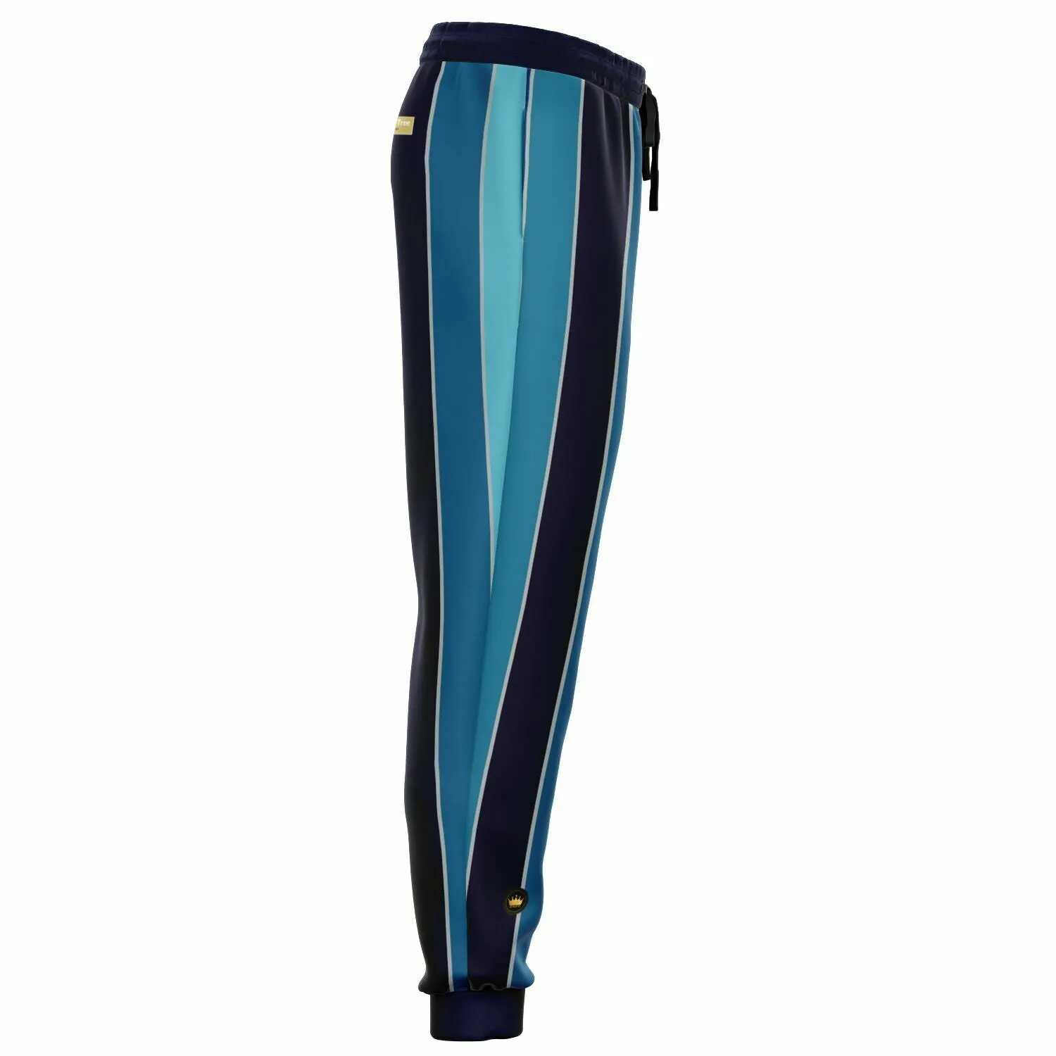 Blue Mood Rugby Stripe Eco-Poly Unisex Joggers