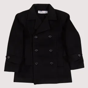 Boys Double Breast Wool Coat