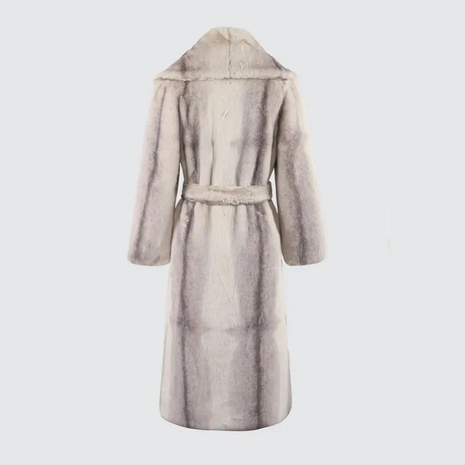 Broca Luxe Faux Fur Maxi Coat