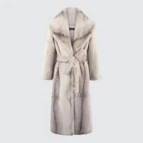 Broca Luxe Faux Fur Maxi Coat