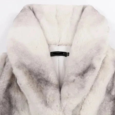 Broca Luxe Faux Fur Maxi Coat