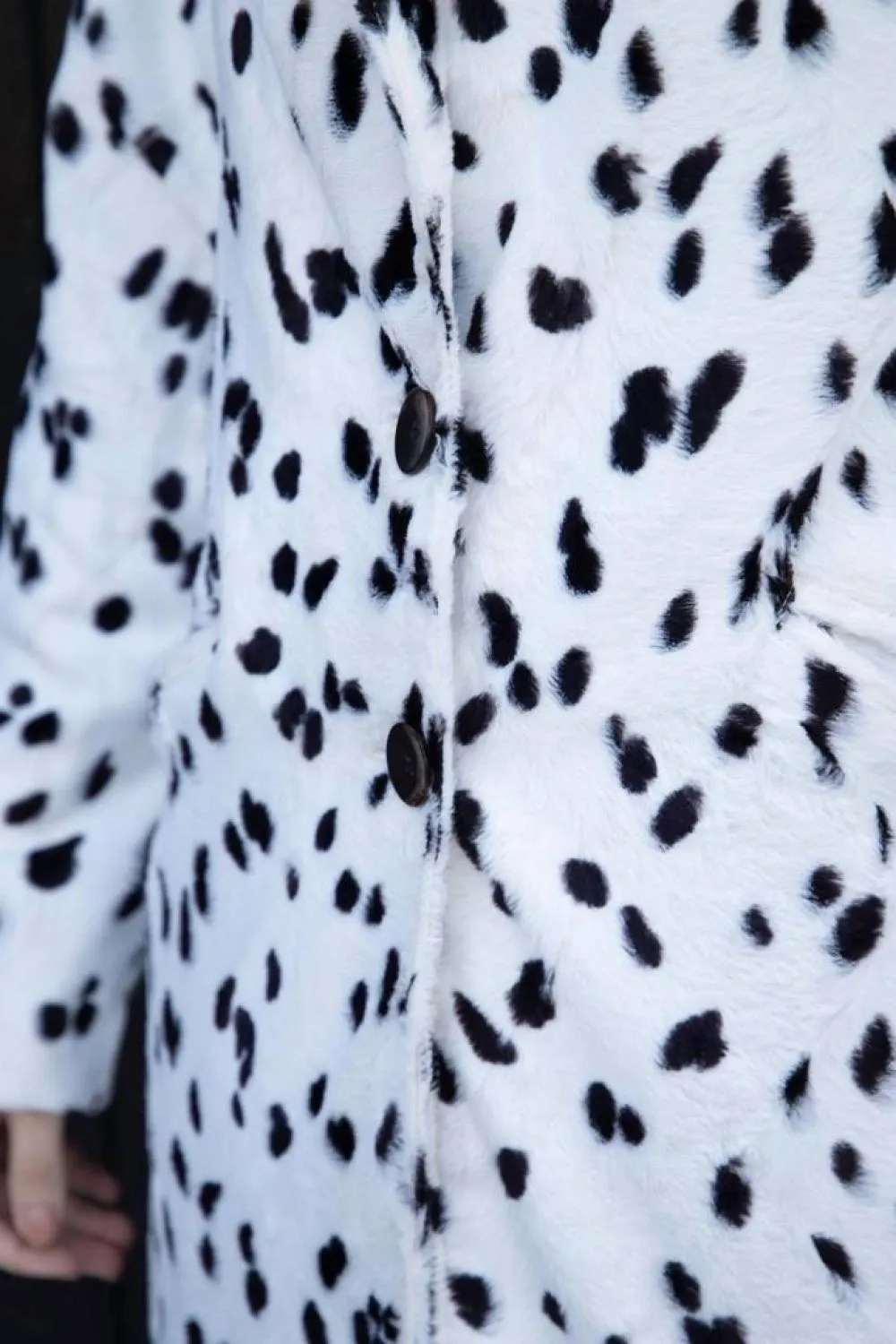 Camila Coat In Dalmatian Dot