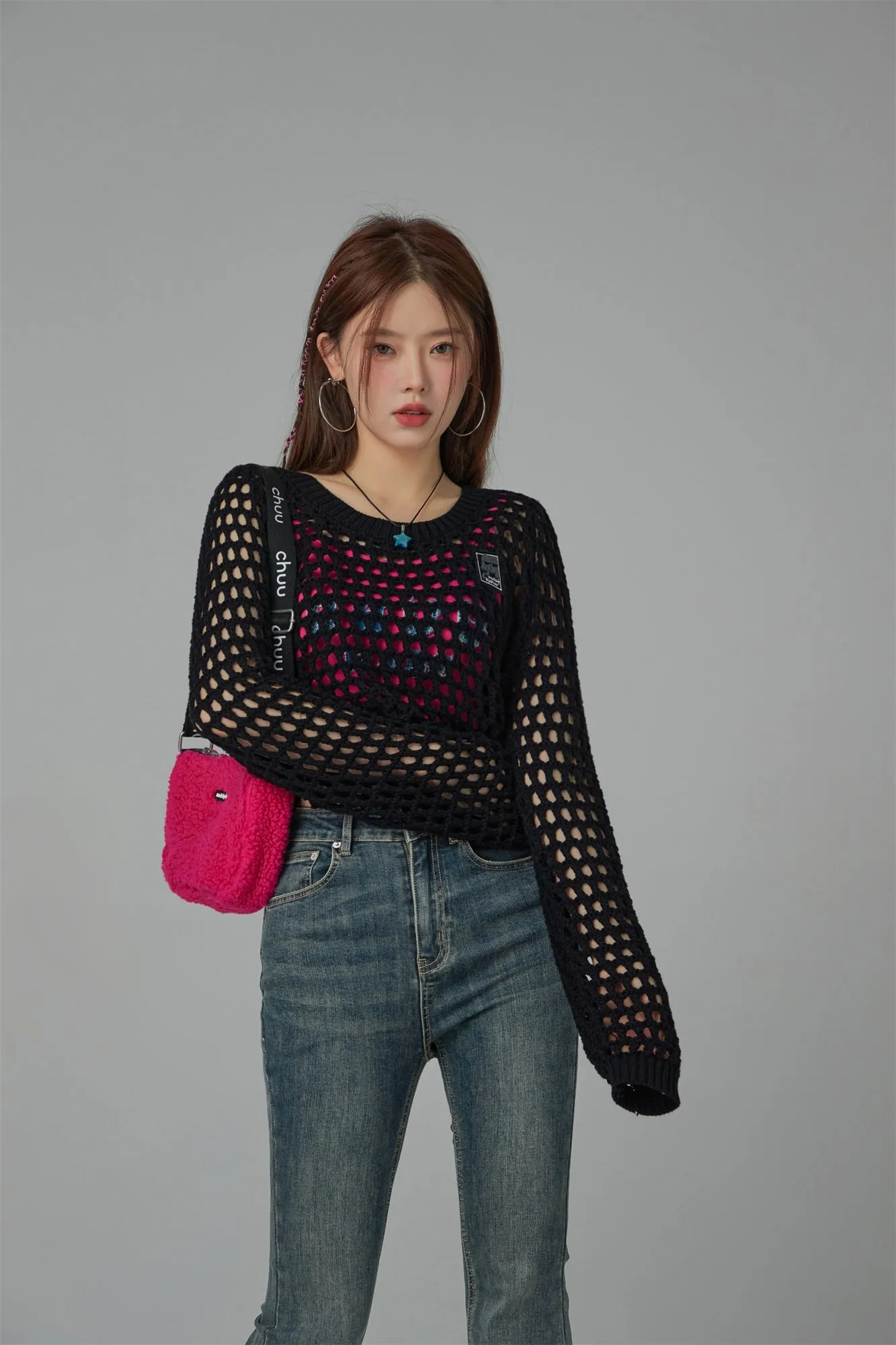 Charismatic Persona Cropped Knit Top