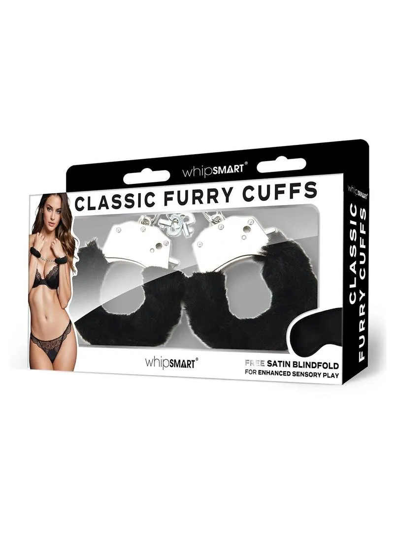 Classic Furry Cuffs with Free Blindfold