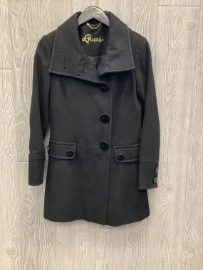 Coat Peacoat By Guess In Black, Size: S