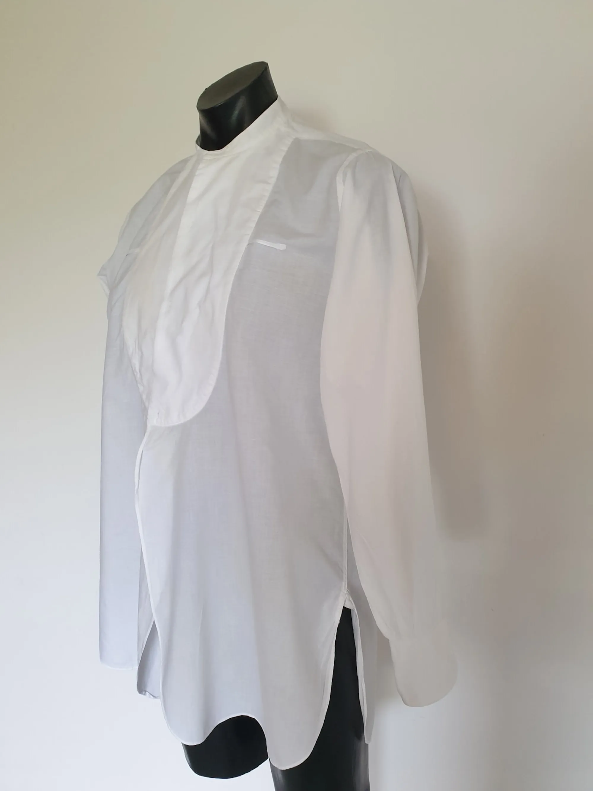 Collarless Formal or Dress Shirt by Welmar - Neck 38 cm