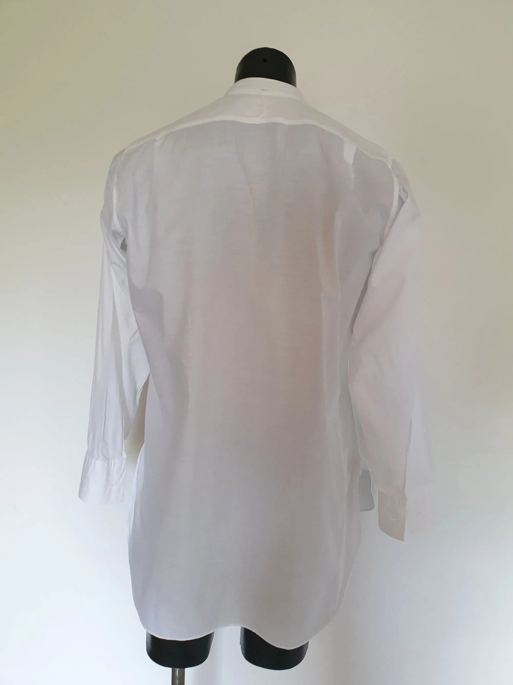 Collarless Formal or Dress Shirt by Welmar - Neck 38 cm