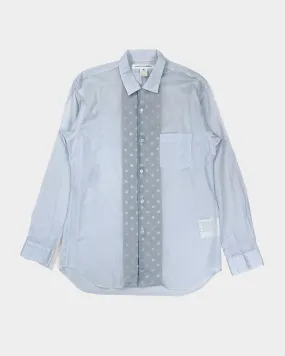 Comme des Garçons Shirt 2-Layer Translucid Blue Shirt 2006