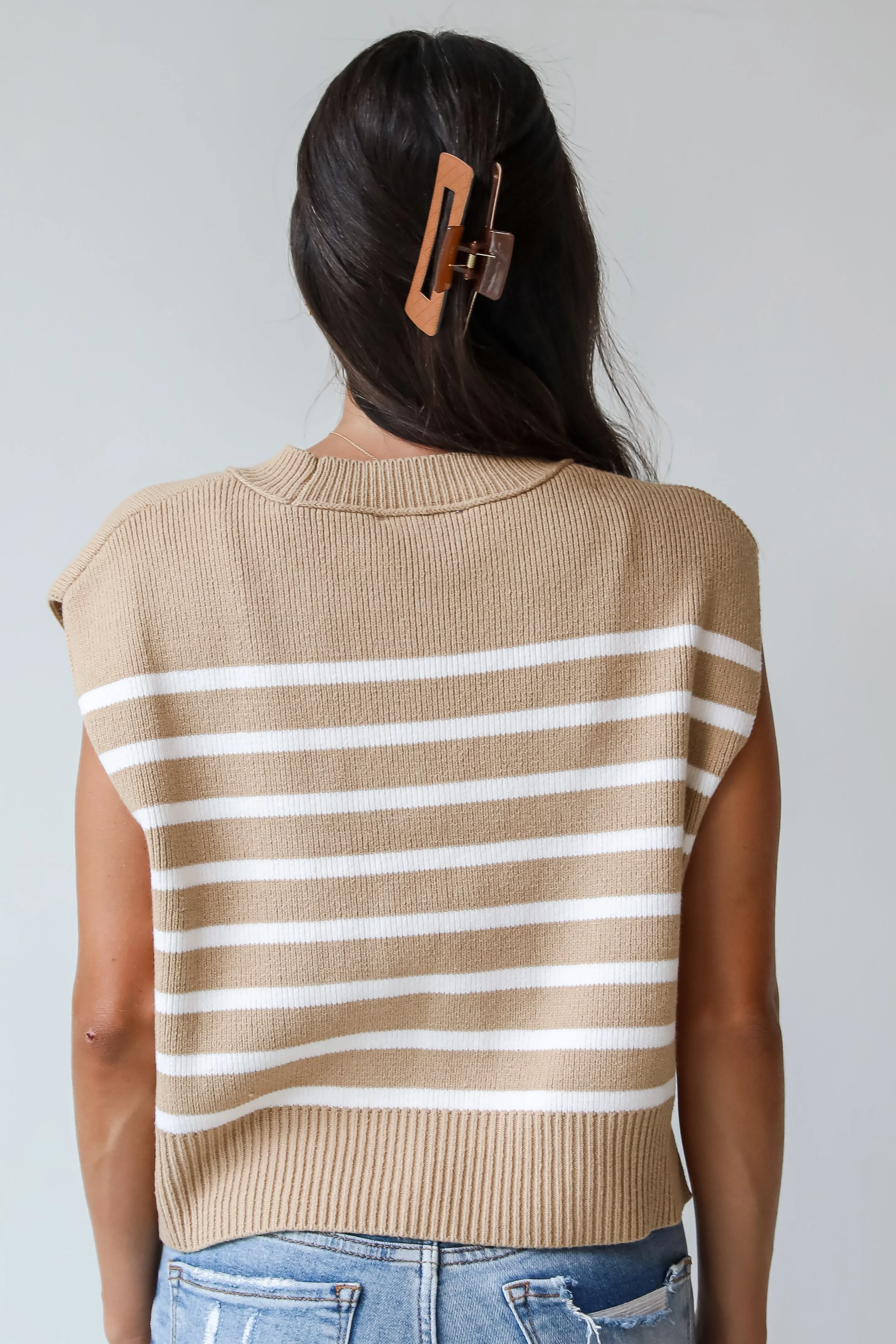 Cozy Classic Striped Sweater Top