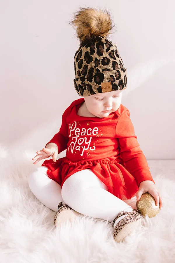 Cute On Repeat Children's Leopard Beanie