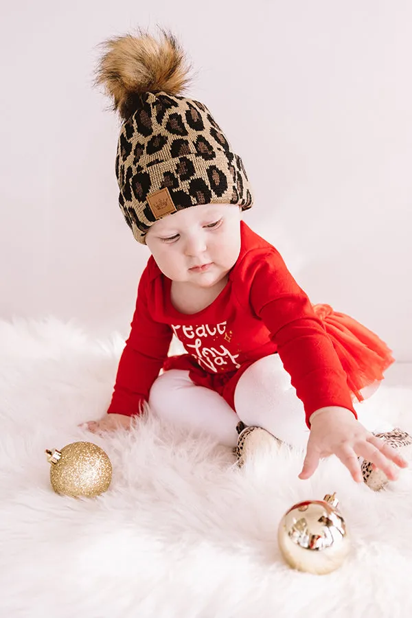 Cute On Repeat Children's Leopard Beanie