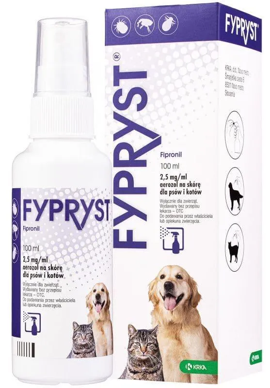 Dog fleas and lice, best lice treatment for cats, Fyprist spray