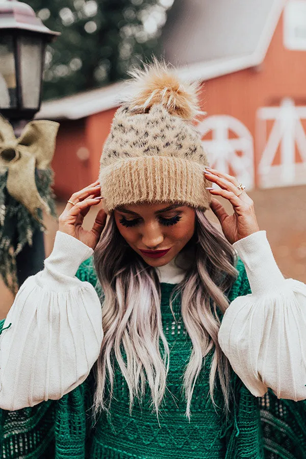 Everyday Prints Eyelash Knit Beanie