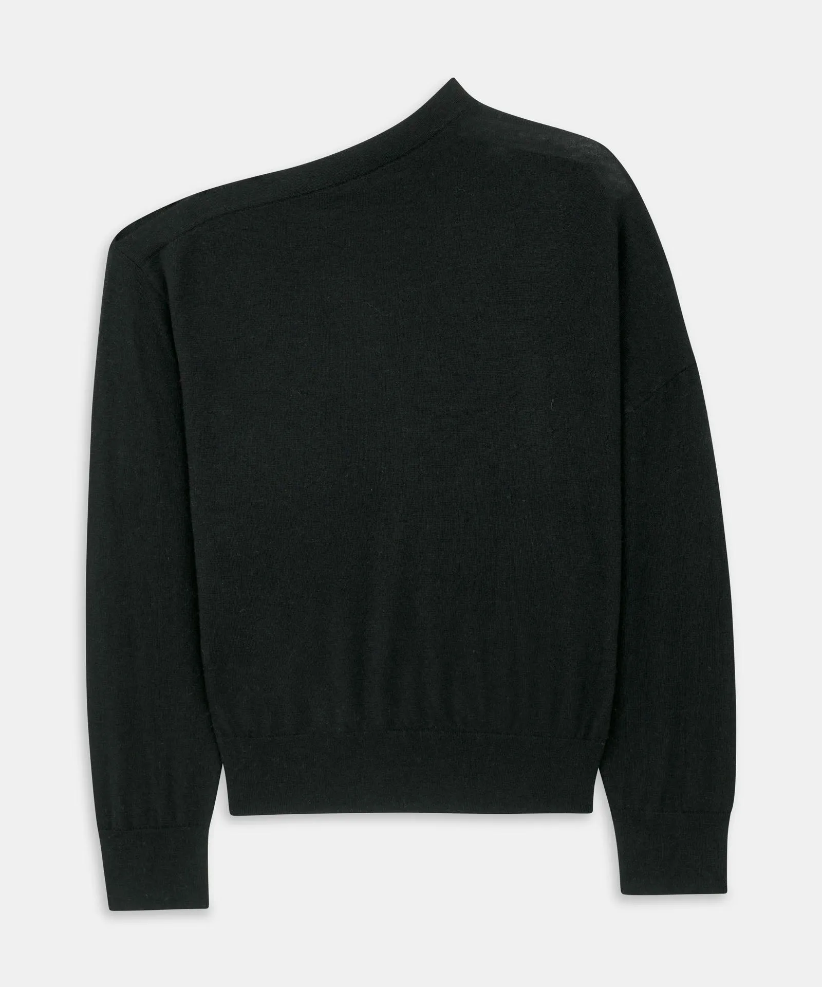 Fancy Cashmere Asymmetrical Top