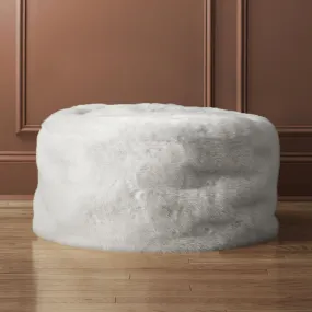 Faux Fur Pouf