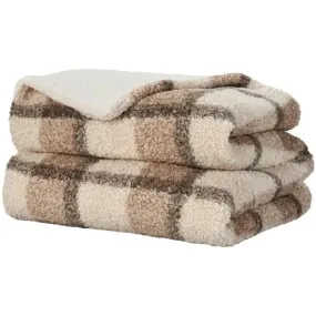 Faux Fur RD320 Brown Throw Blanket