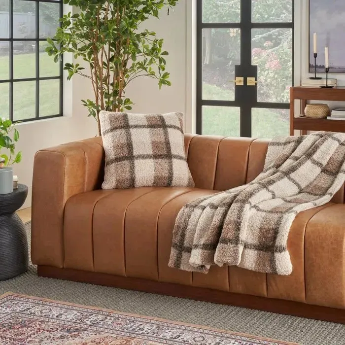 Faux Fur RD320 Brown Throw Blanket