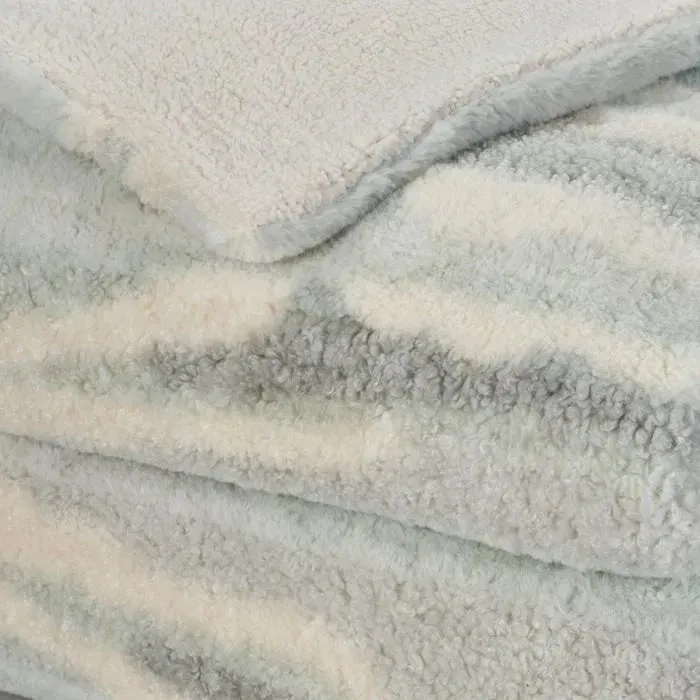 Faux Fur RD520 Seafoam Throw Blanket