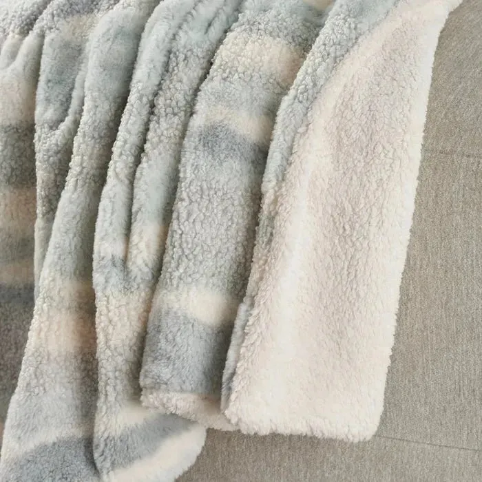 Faux Fur RD520 Seafoam Throw Blanket