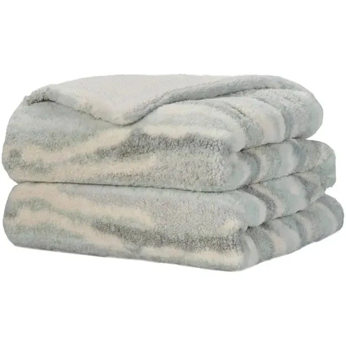 Faux Fur RD520 Seafoam Throw Blanket