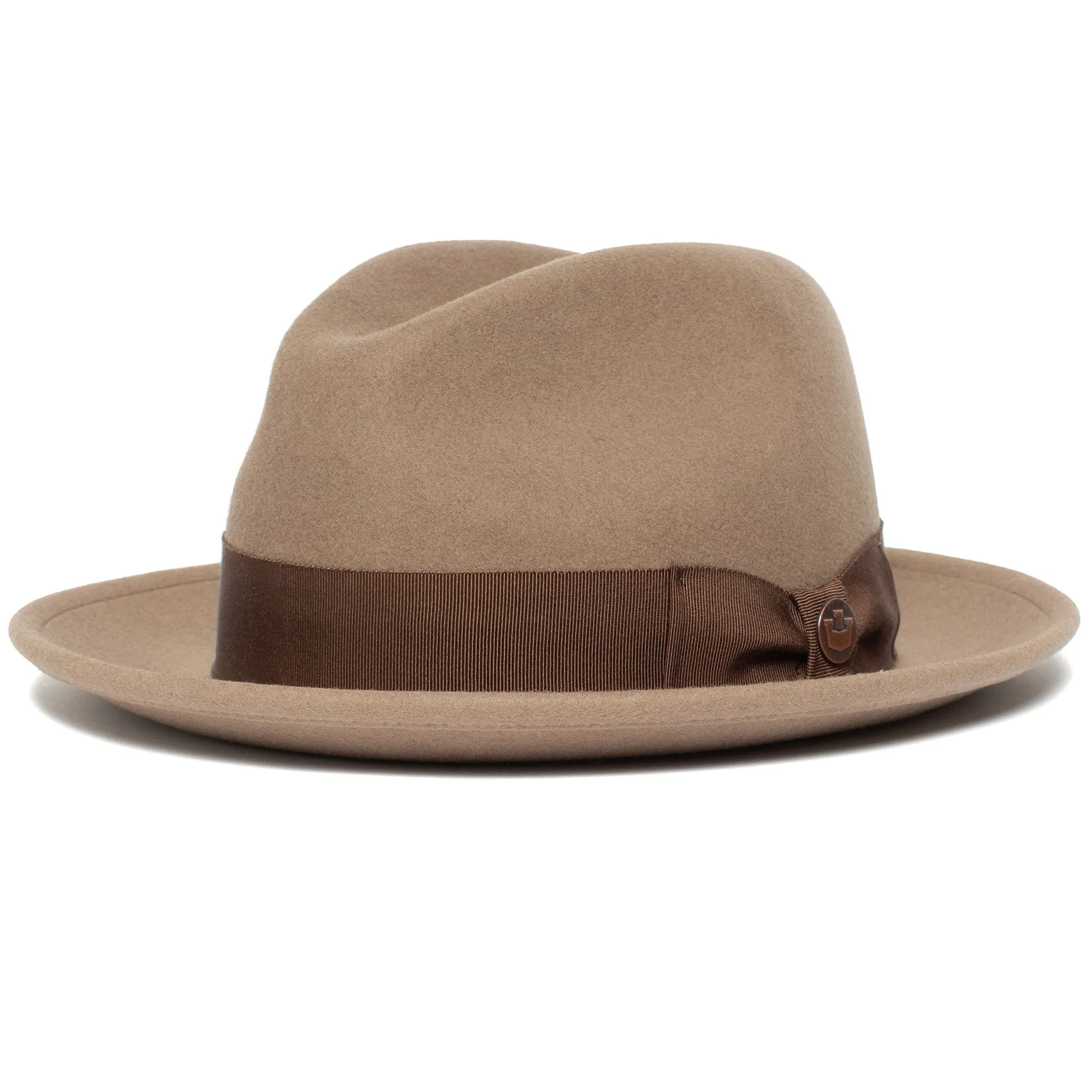 Felt Finery Series Trendy Bow Tie Felt Fedora Hat